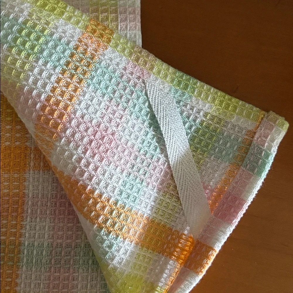 Pastel Plaid Kitchen Towel